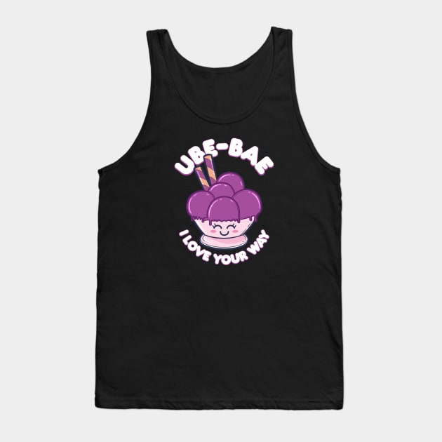 Ube BAE I Love Your Way Tank Top by A Filipino Apparel Co.